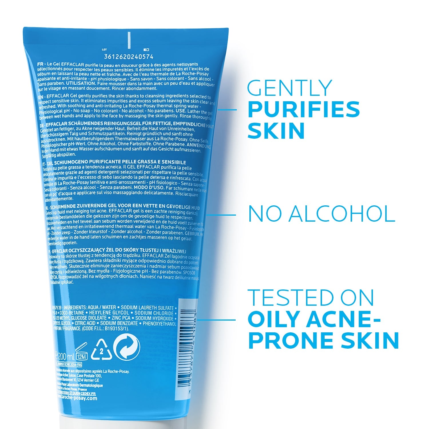 LRP Effaclar Purifying Foaming Gel _  Sensitive Skin - LaGlema