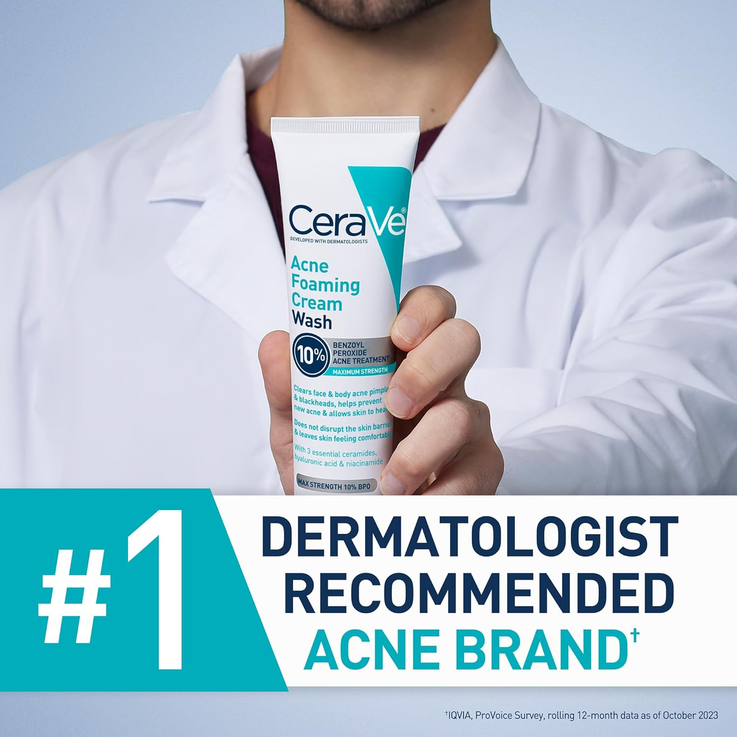 CeraVe Acne Foaming Cream Wash 150mL