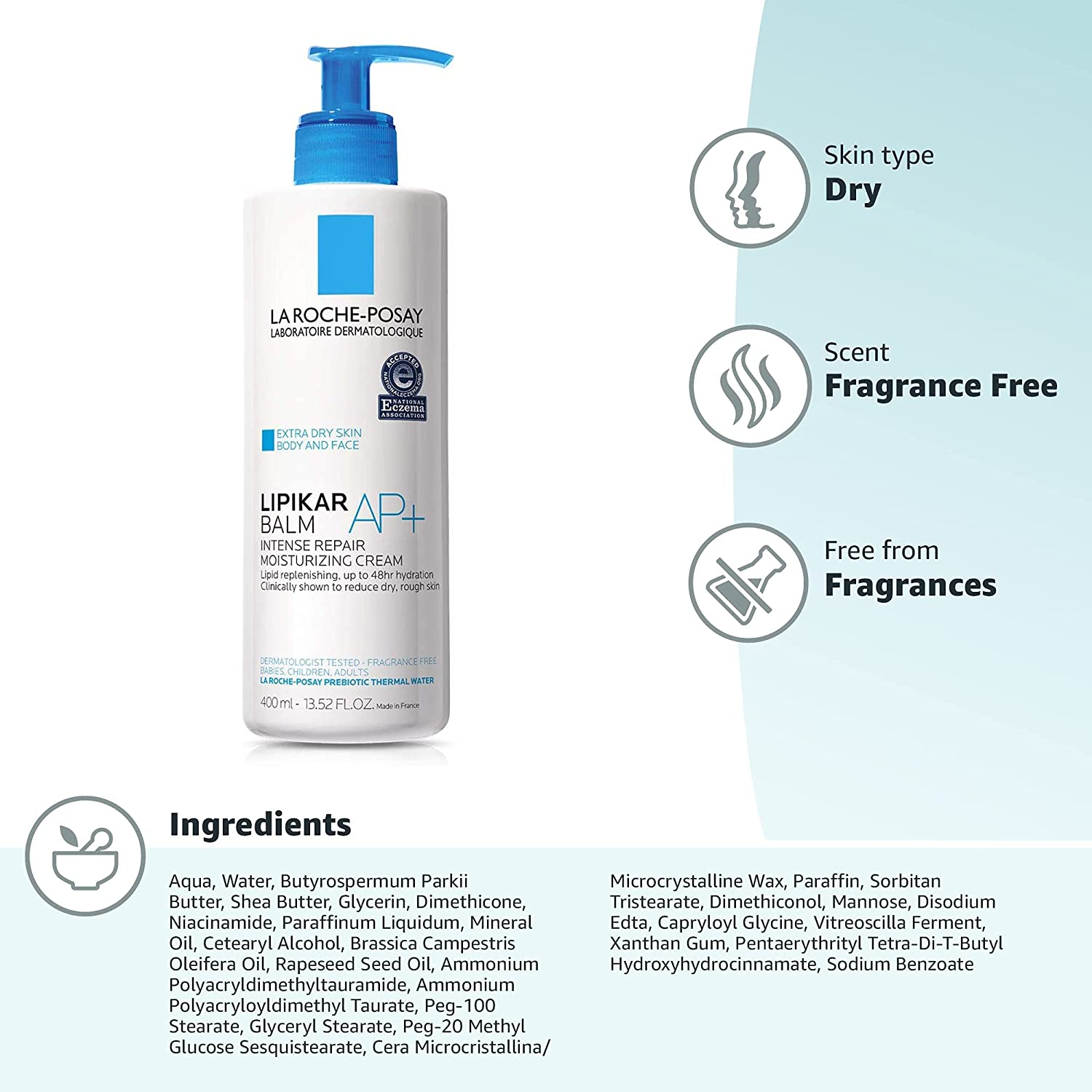 LA ROCHE-POSAY Laboratoire Dermatologique Enhance Formula Moisturizing Cream