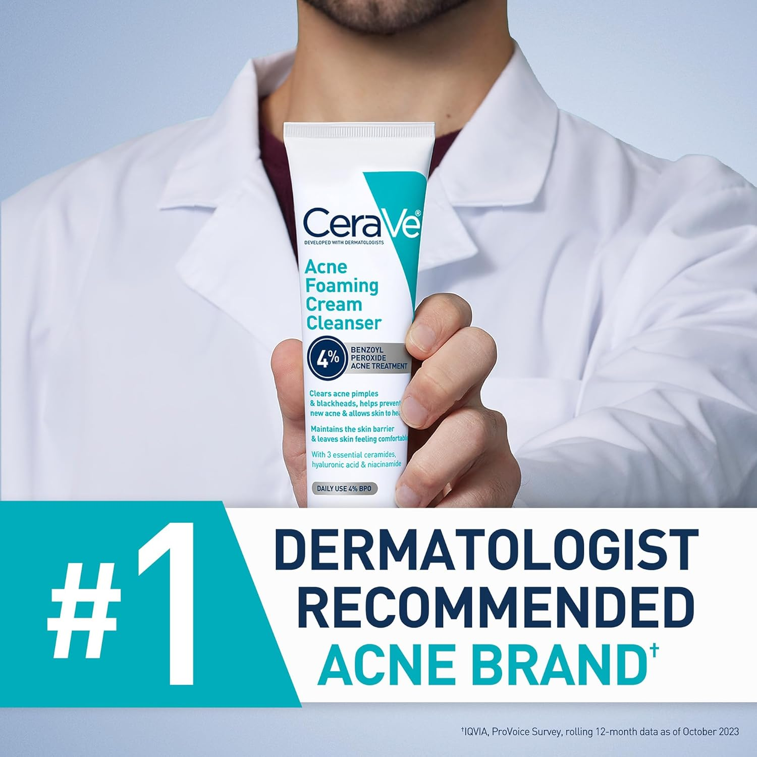 CeraVe Acne Foaming Cream Cleanser 150mL
