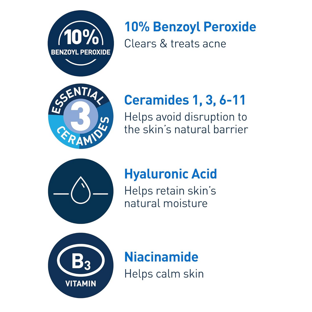 CeraVe Acne Foaming Cream Wash 150mL