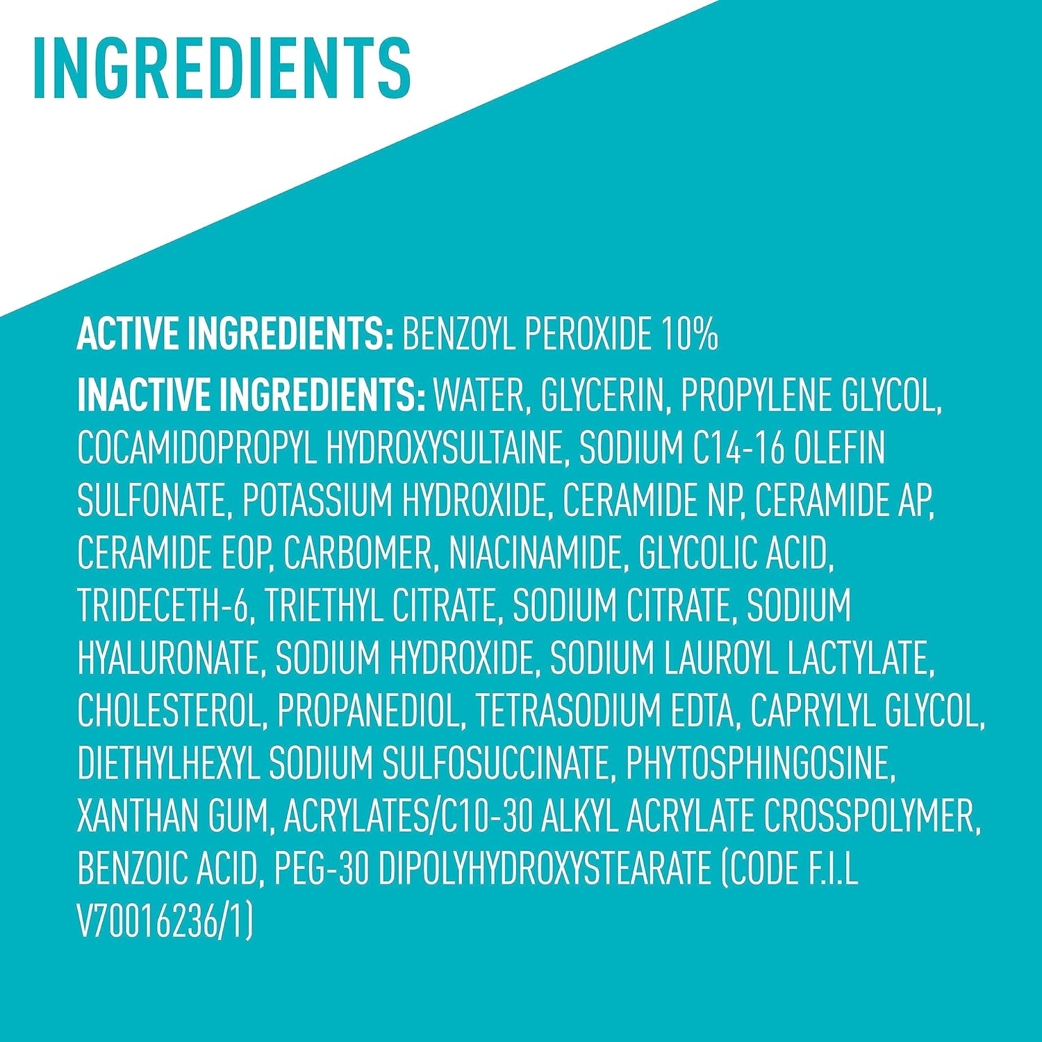CeraVe Acne Foaming Cream Wash 150mL