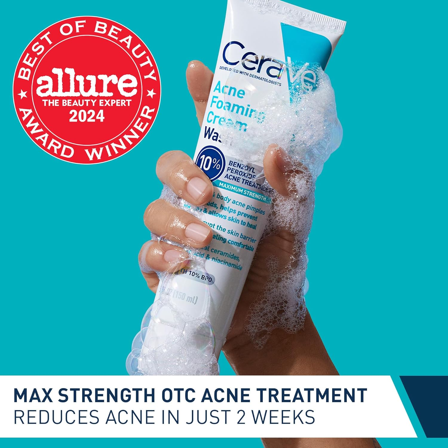 CeraVe Acne Foaming Cream Wash 150mL