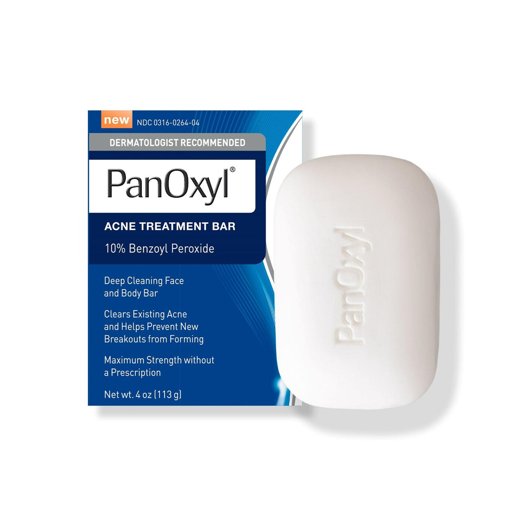 PanOxyl Acne Treatment Bar 10% Benzoyl Peroxide - 113g