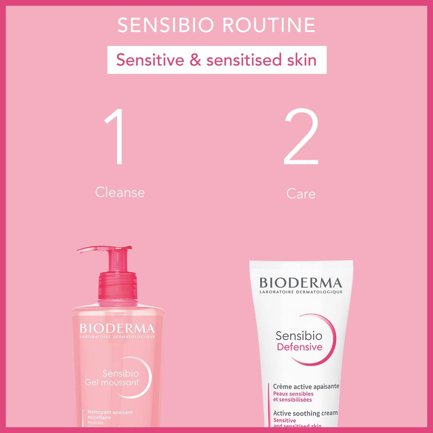 Bioderma Sensibio Cleansing Gel Moussant 500ml